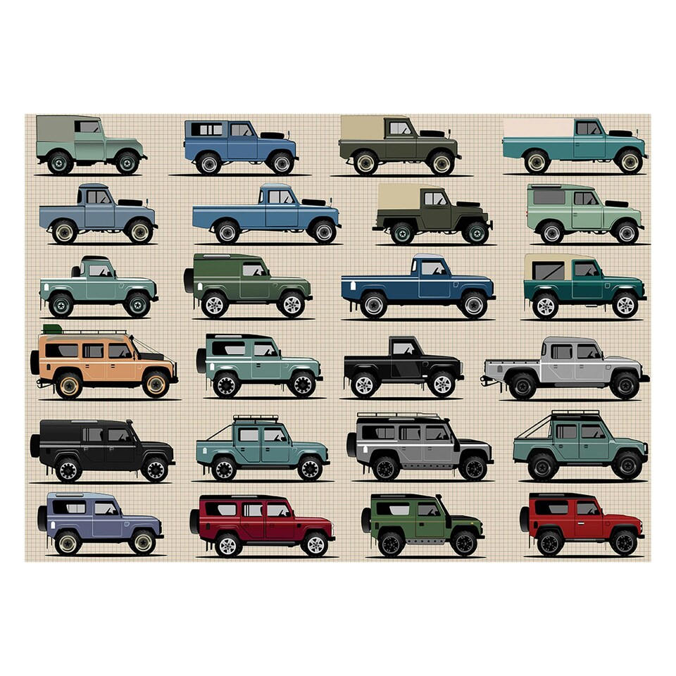 image 1 of Coach House Partners Land Rover 1000 Piece Jigsaw