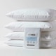 image 1 of Homescapes Waterproof Pillow Protectors Standard Size - Pack of 4 | White | Standard