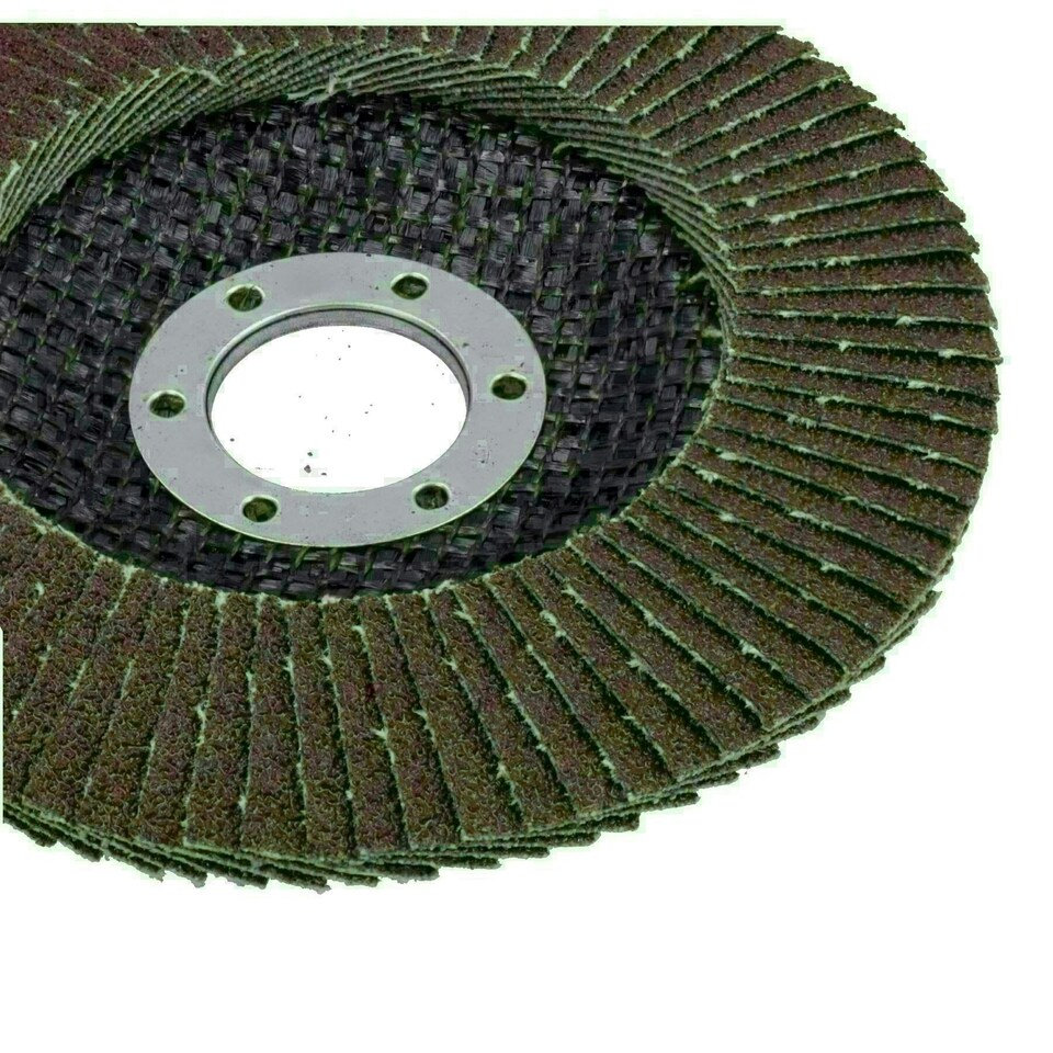 image 1 of Type 29 Premium Flap Grinding Sanding Discs 80 Flaps 80 Grit Medium 115mm 200pk