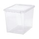 image 6 of SmartStore Different size Storage Box for Home with Clip Lid | Clear | 25L