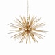 image 1 of Orta 9 Light Spherical Pendant Satin Brushed Gold Plate, G9