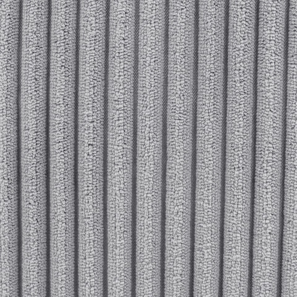 image 1 of Natalia Large Beanbag and Pouffe Set Corduroy Light Grey | Grey | Grey | XL | 2