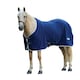 image 2 of Saxon Defiant Standard-Neck Fleece Horse Rug - Navy/White - 6´