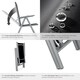 image 5 of Garden Chairs Marilena - folding, aluminium, 7-position adjustable backrest | Silver | silver | One Size | 2