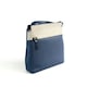 image 4 of Eastern Counties Leather Womens/Ladies Opal Leather Handbag - Ink/Grey - One Size | Blue