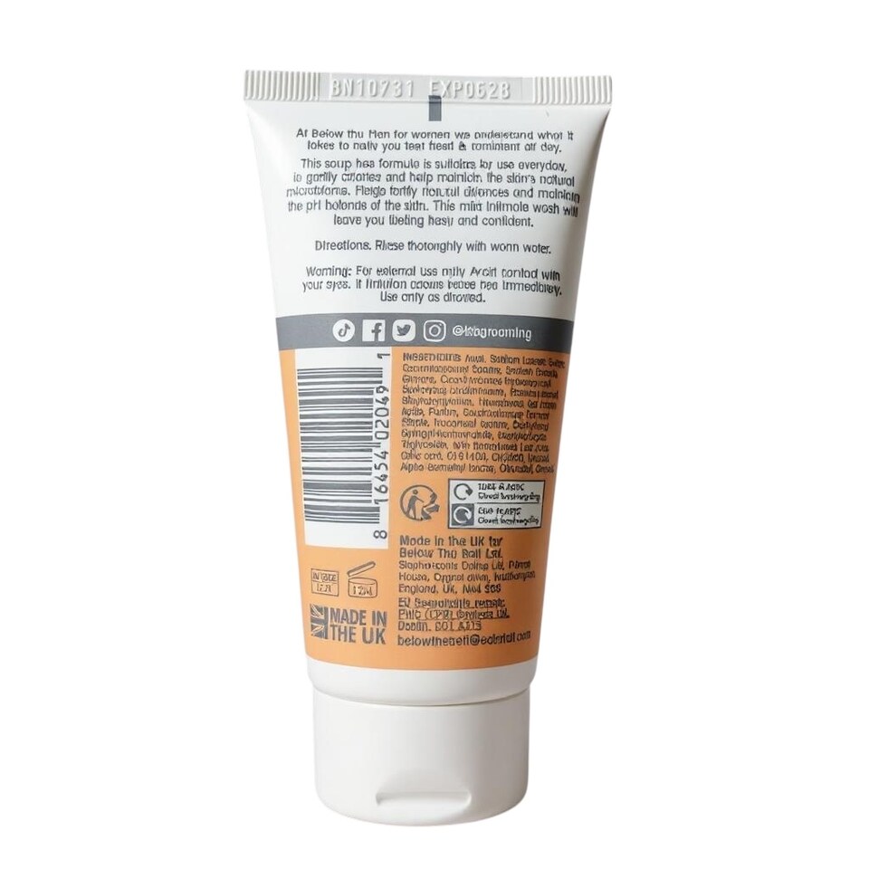 image 1 of Below The Belt Female Intimate Wash, Fresh Breeze Scent 75ml