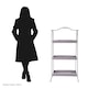 image 5 of Lexa Grey Metal Storage Rack Grey