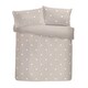image 4 of Appletree Dot Garden Duvet Cover Set Linen with White Dots