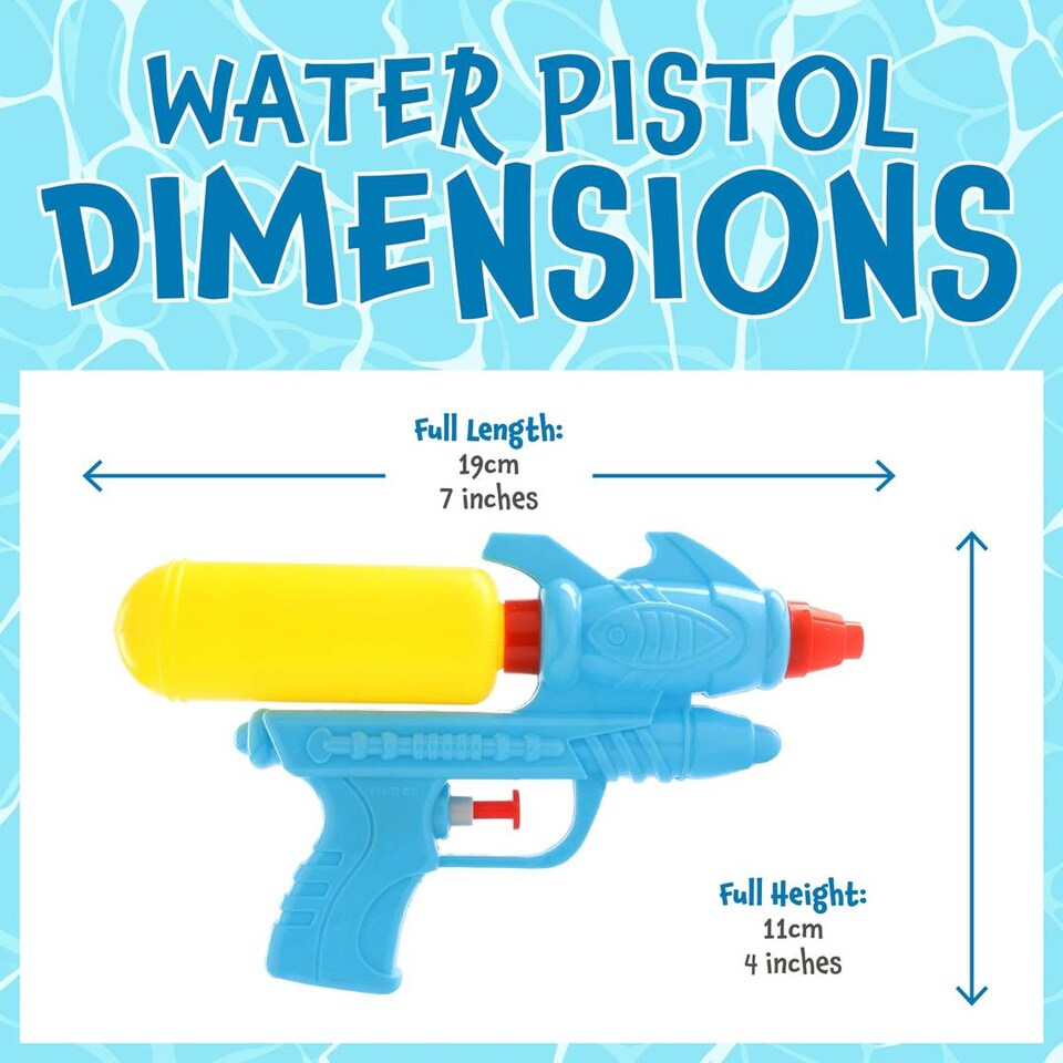 image 1 of Water Shooter for Kids Summer Blaster - Small Water Blaster 7" x 4"/19cm x 11cm - Kids Water Shooter – Swimming Pool & Beach Party Water Blaster for Summer Fun