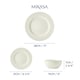 image 8 of Mikasa Dinner Set Cream Stoneware 12 Piece