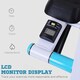 image 10 of HOMCOM Foldable Stepper Adjustable Step Machine w/ Handlebar LCD Display, White