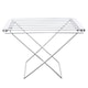 image 4 of Electric Heated 8 Bar Foldable Folding Clothes Horse Airer Dryer