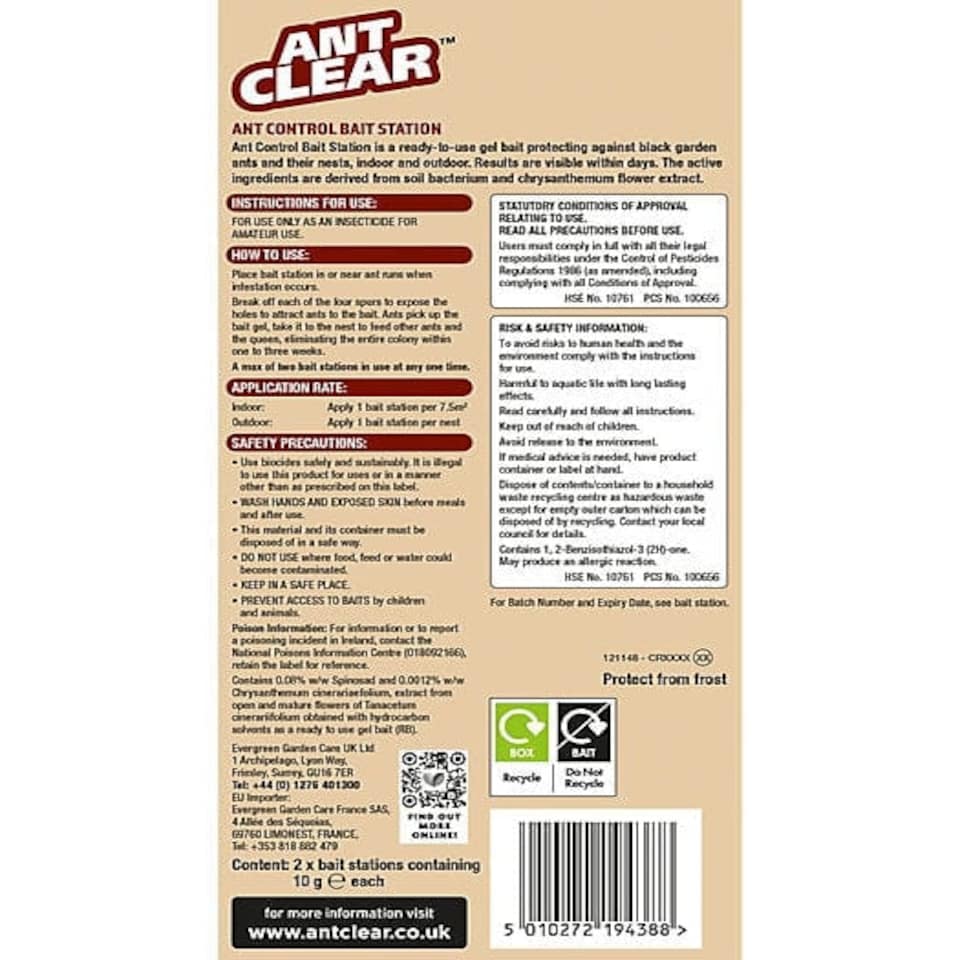 image 1 of Ant Clear Ants Bait station, Pack of 2