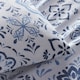 image 2 of Portfolio Home Porto Geometric Bohemian Soft Bedding Duvet Cover Set With Pillowcase | Blue | Double