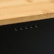 image 5 of Cooks Professional Ribbed Bread Bin, Linen Bag & Bamboo Board Set with Silver Label | Black | Black & Silver | 1