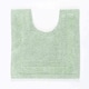 image 3 of Homescapes Luxury Reversible Cotton Bath Mat Set - Sage | Green