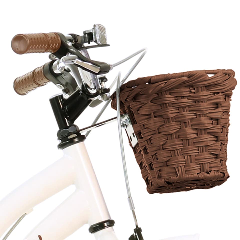 image 1 of Retro 20" Kids Bicycle - White Classic Vintage Style Bike for Children