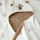 image 1 of Catherine Lansfield Cosy Bear So Soft Fleece 90x125cm Hooded Blanket Natural | Cream | Natural | One Size