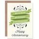 image 1 of You Are The One For Me Love Anniversary Card