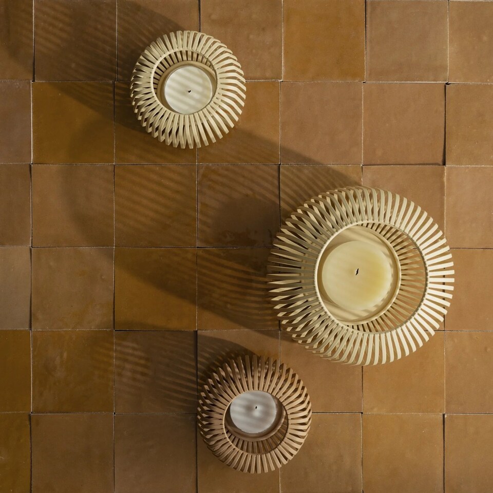 image 1 of Blomus Lito Steel Lantern S New Wheat