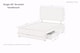 image 5 of Sloomy Manhattan Slate Naples Divan Bed Base 2 Drawers Same Side With 26 Inch Strutted Headboard | Grey | Slate | Single | 1