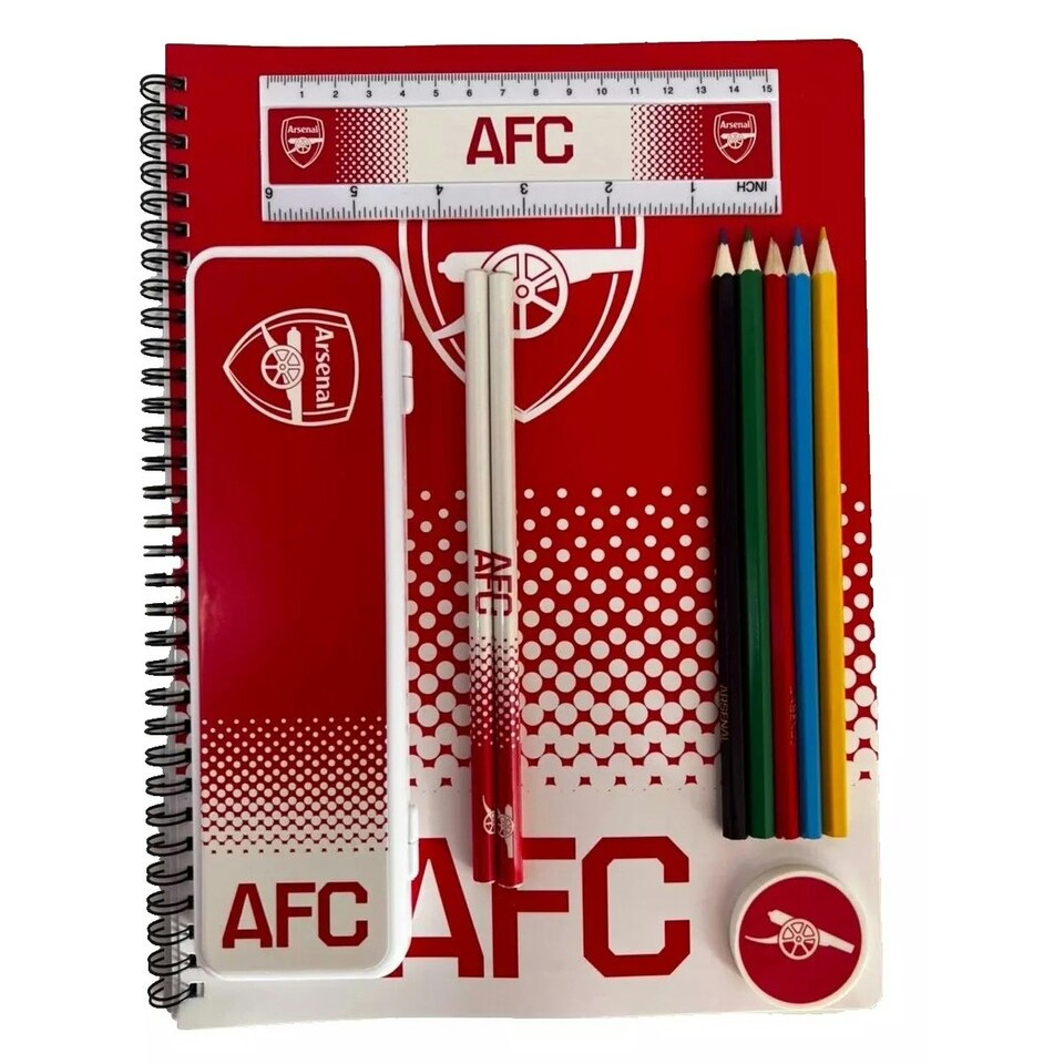 Arsenal FC Fade Stationery Set