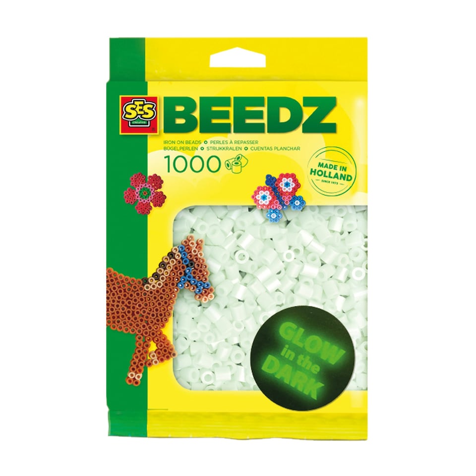 image 1 of SES Creative Iron on Beads 1000 Glow in the Dark
