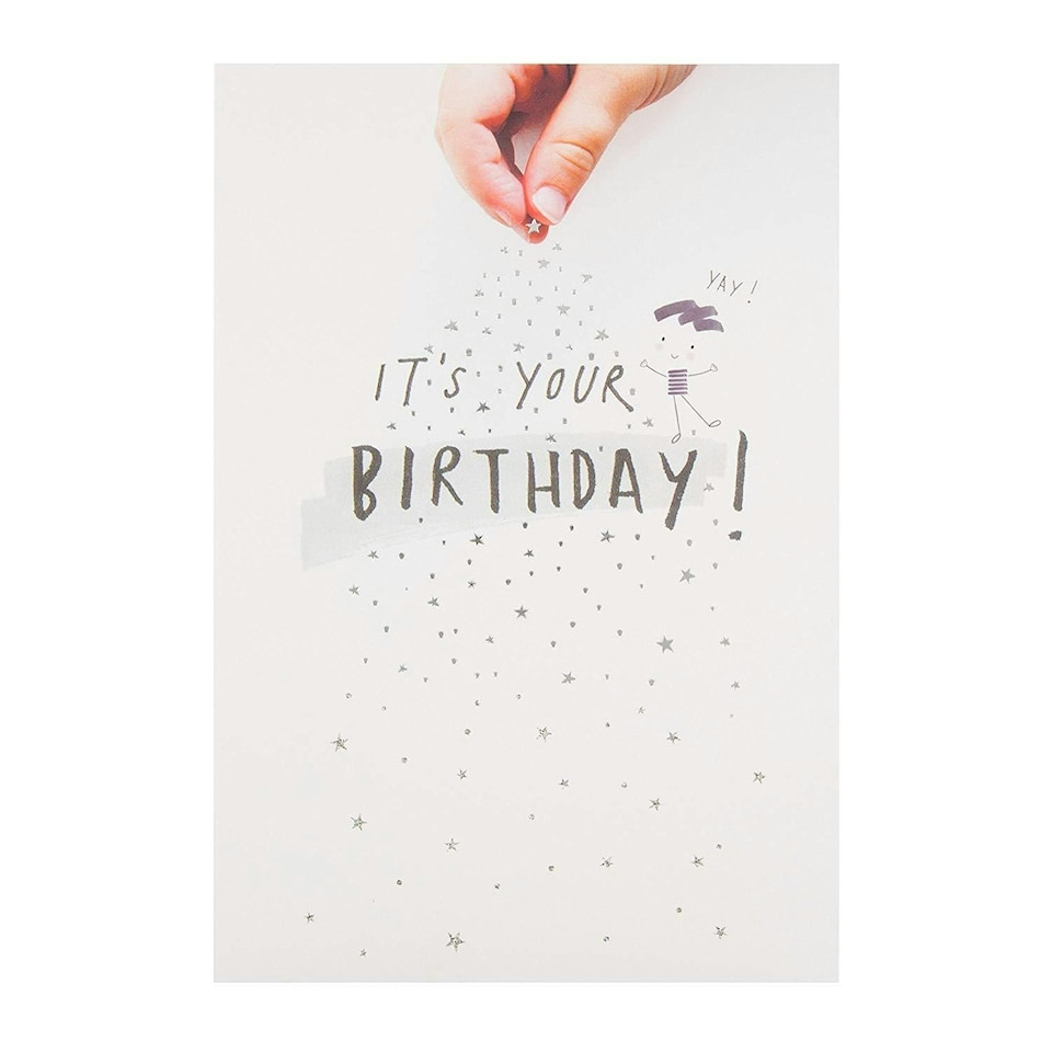 image 1 of It's Your Birthday Greetings Card 'Yay'