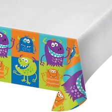 Creative Party Fun Plastic Monster Party Table Cover - Multicoloured - One Size