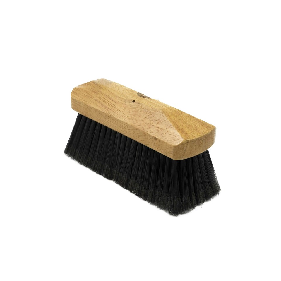 Hillbrush Industrial PVC Cleaning Brushes - Black/Brown - 163mm