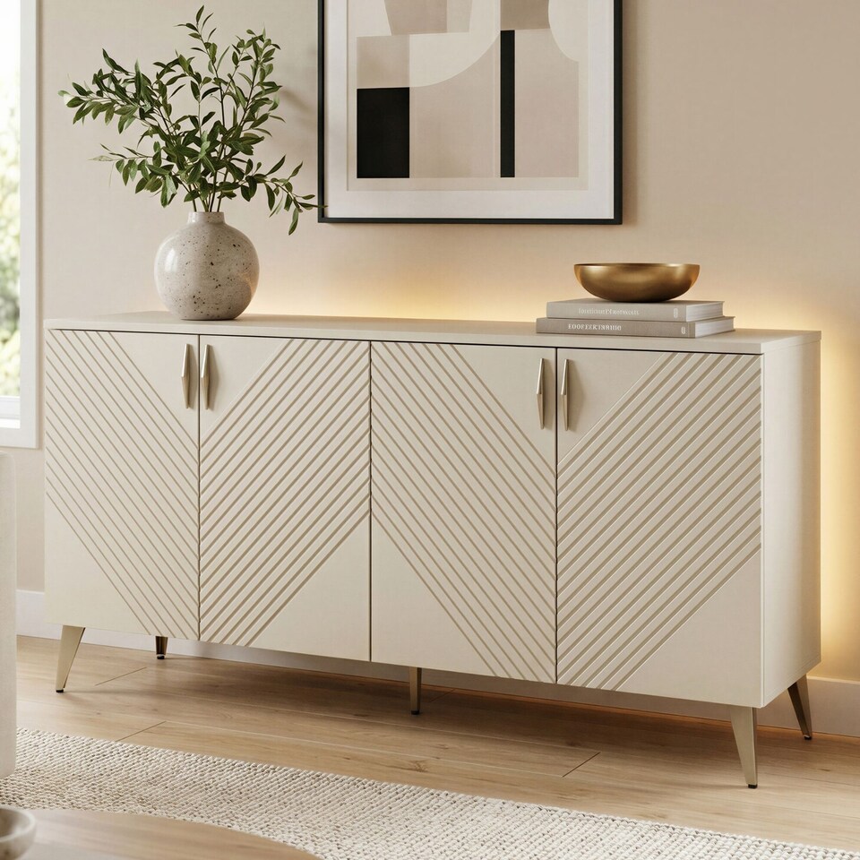 image 1 of Frank Olsen Ava Sideboard | White | White