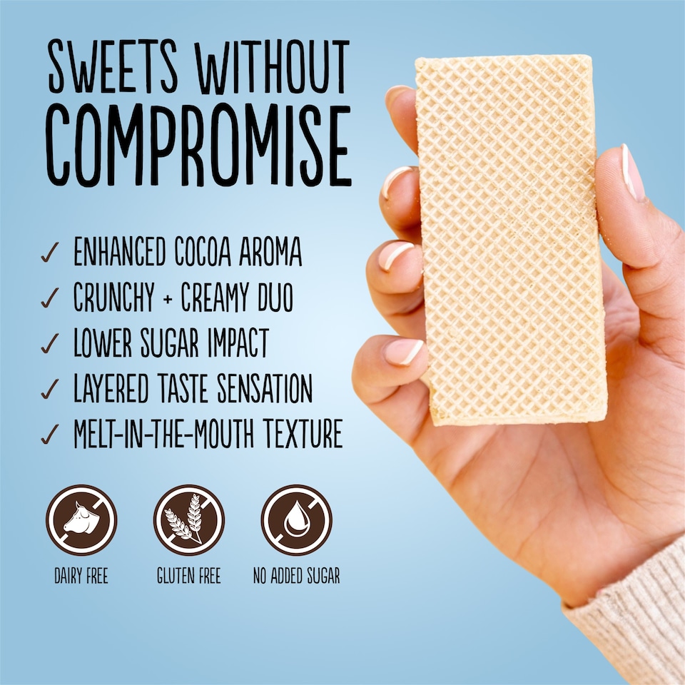 image 1 of Diablo No Added Sugar Coconut Cream Wafer Thins 150g 4 Pack