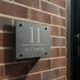 image 5 of Personalised Large Number Slate House Sign