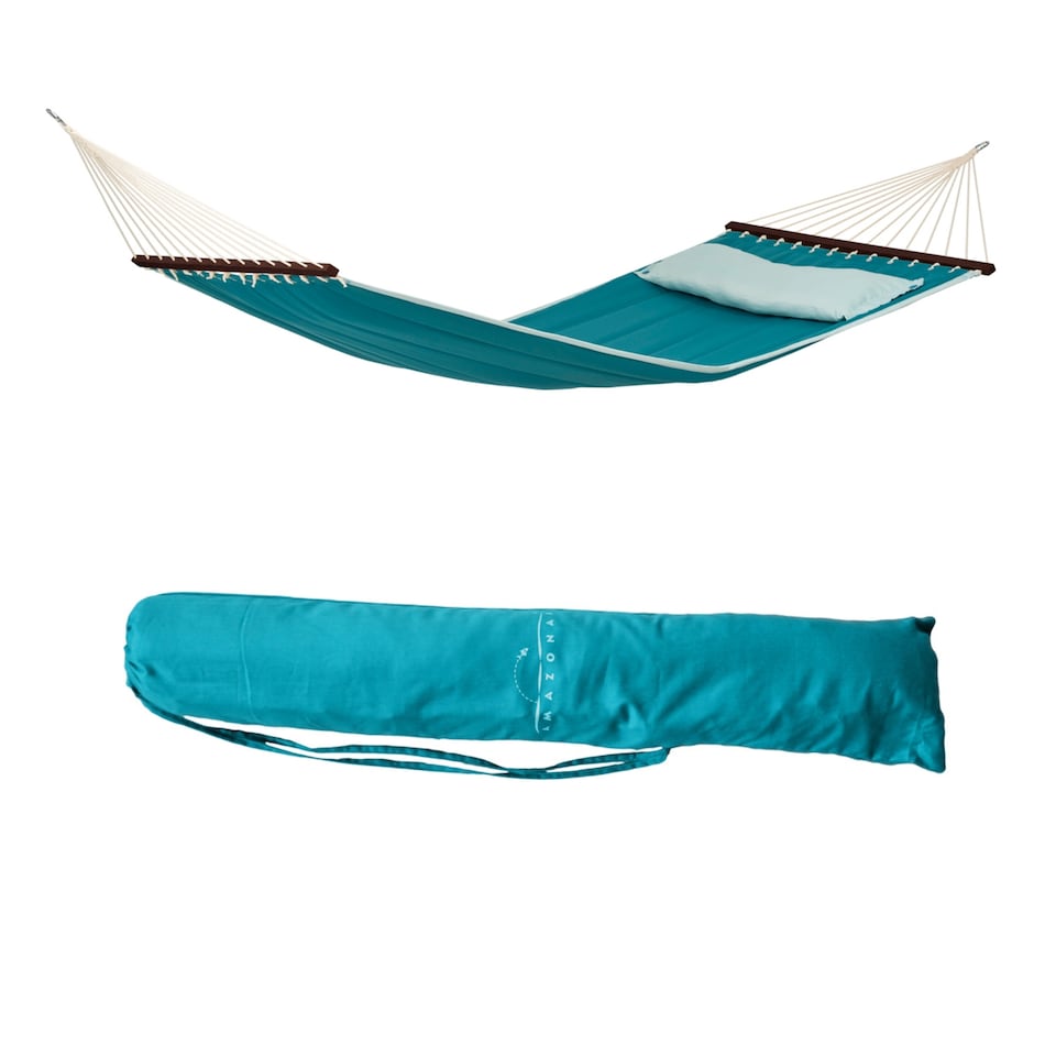 image 1 of American Dream Double Spreader Bar Hammock  Petrol