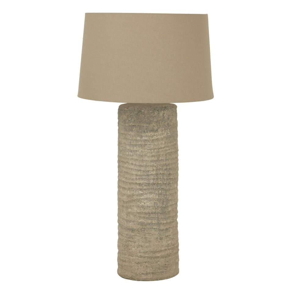 image 1 of Hill Interiors Tuscan Tall Table Lamp (UK Plug) - Grey - One Size