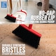 image 4 of Long Handled Dustpan and Brush Set Reduce Bending Tall Lobby Dustpan and Sweeping Brush