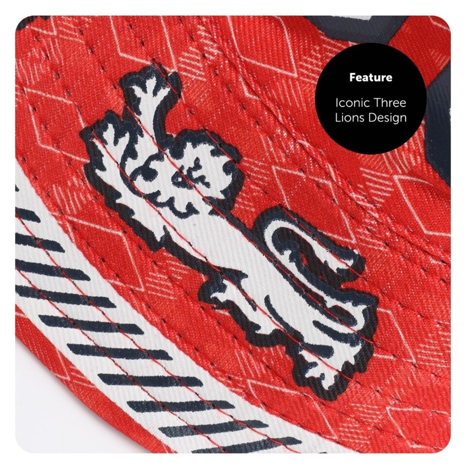 image 1 of Pack of 1 12 Piece England Set - Bunting, Flag Capes, Headbands, Hats & Inflatables Red | One Size