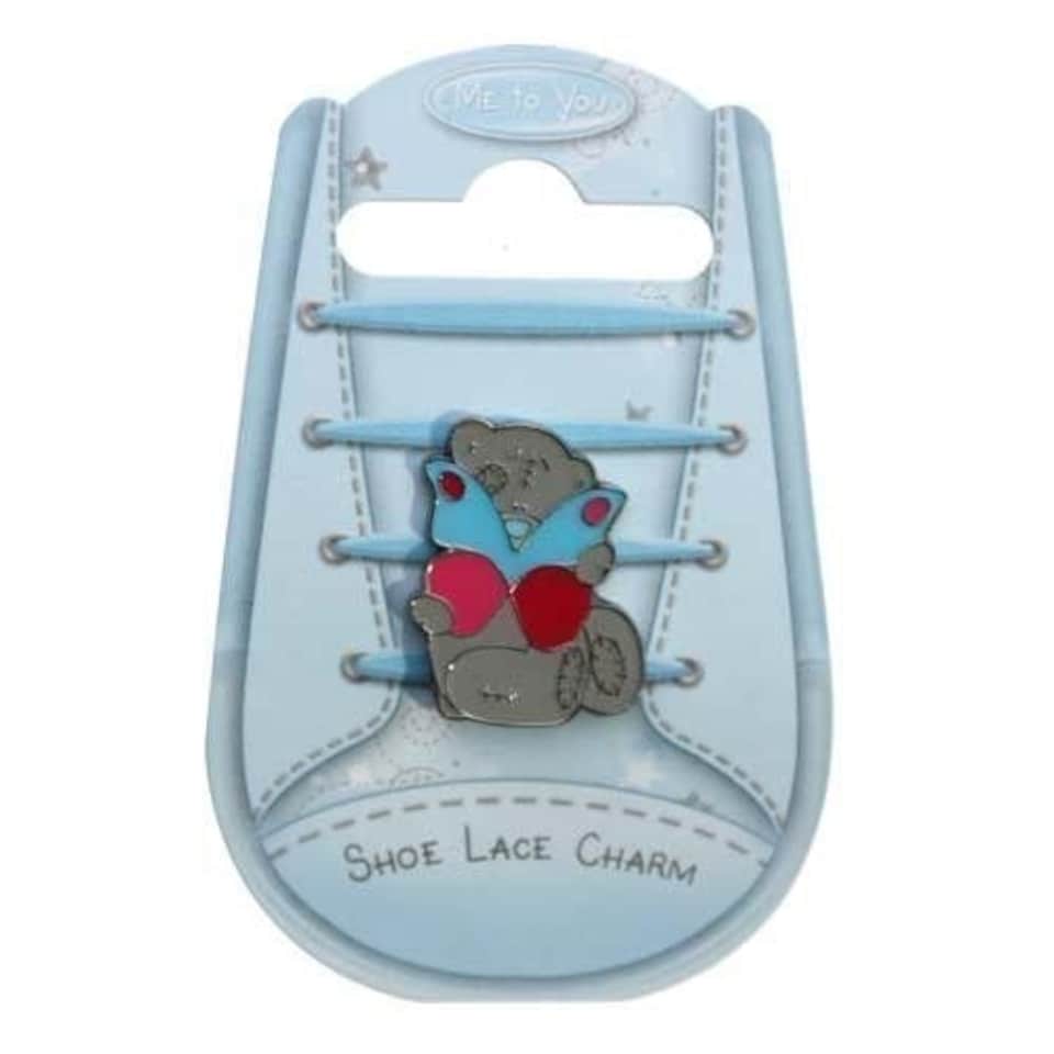 image 1 of Butterfly Me to You Bear Shoe Lace Charm