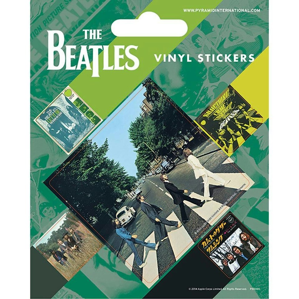 image 1 of The Beatles Abbey Road Stickers - Multi-colour - One Size