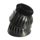 image 4 of Rhinegold Fleece Trim Overreach Boot Black | Colour: Black/Black
Size: Medium