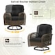 image 10 of COSTWAY 3 Pieces Patio Rattan Bistro Conversation Set Black