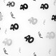 image 5 of 40th Confetti Black & Silver 14G - 2PK