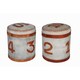 image 1 of Porto Stool RETRO Canvas and Leather
