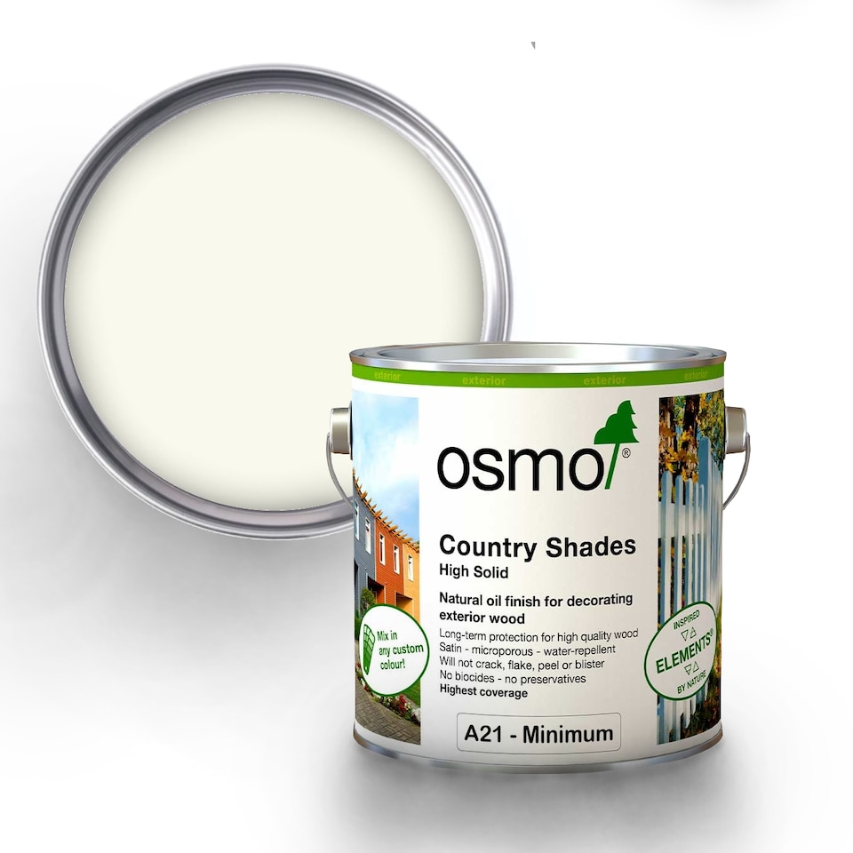 image 1 of Osmo Country Shades Opaque Natural Oil based Wood Finish for Exterior A21 Minimum 125ml Tester Pot