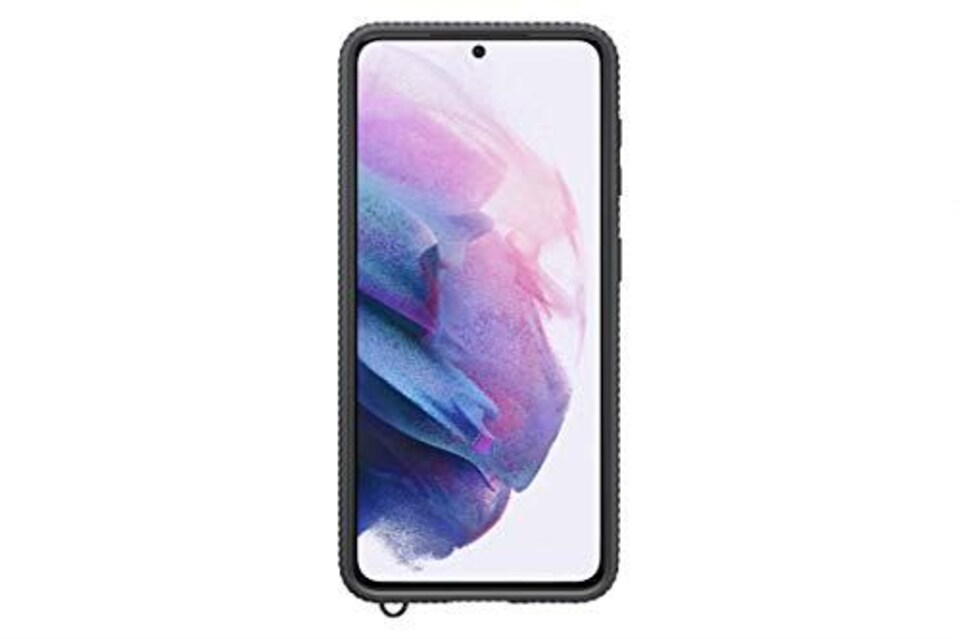 image 1 of Samsung Galaxy S21 5G Clear Protective Cover Black Case EF-GG991CBEGWW