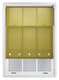 image 4 of FURNISHED Roller Blinds Daylight Round Eyelet Light Filtering Easy Fit Trimmable Window Blind | Green | Green | (W) 220cm x (L) 165cm