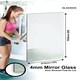 image 1 of Circuitt 4mm Sheet Mirror Glass 183 x 91CM 6ft x 3ft N/A