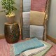image 3 of Hush Hand Loomed Soft Rug in Muted Colours - Cotton - L60 x W90 cm - Pale Green