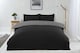 image 1 of Brights Reversible Duvet King Bed BlackGrey