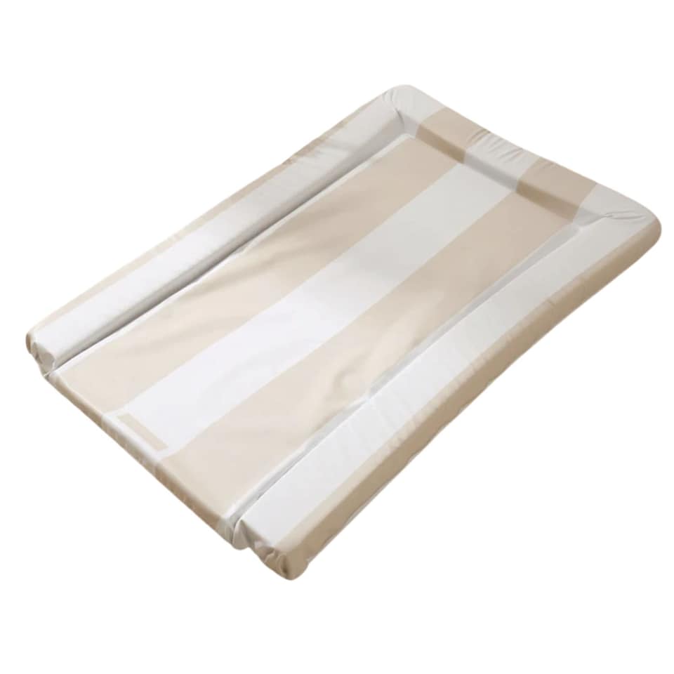 image 1 of Baby Changing Mat Hamptons - Greige